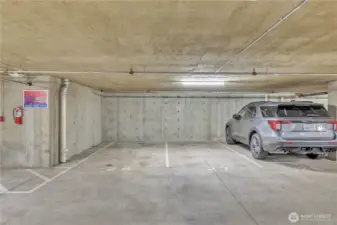 Two dedicated parking spots included.