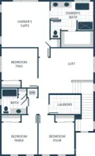 Image is a Rendering   Photographs are for illustrative purposes only. Features, finishes, interior/exterior colors, landscaping and floorplan shown may vary from actual homes built.