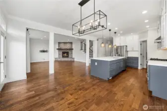 Hard wood floors throughout