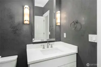 Main level guest bathroom