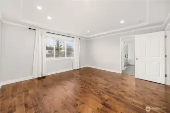 Tray ceilings in primary