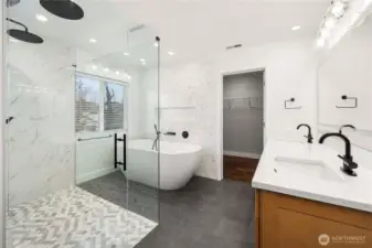 Primary bathroom fully updated