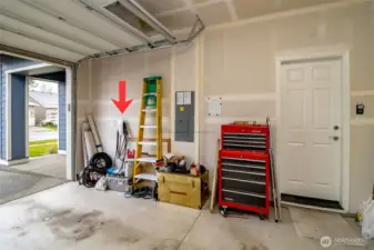 EV charging in garage