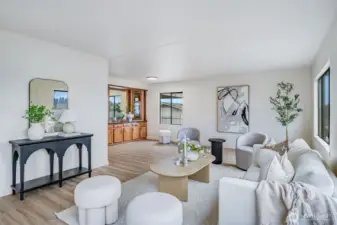 New paint gives this home a new feel.