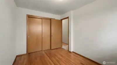 Ample closet space is all bedrooms.