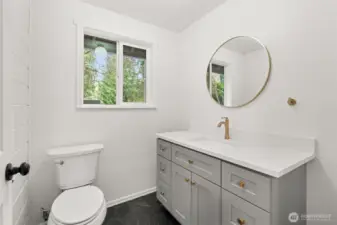 Downstairs half bath