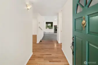 Upon entering