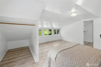 Another view of the West bedroom and closet.