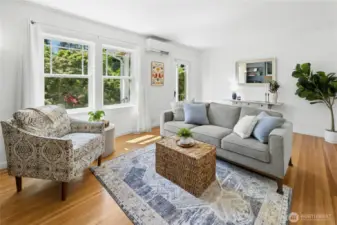 Inside you will find modern comforts blended with vintage details.