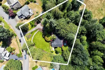 Property with lot outlined