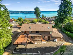Stunning view home nestled on over .6 acres