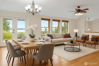 Lovely open floor plan