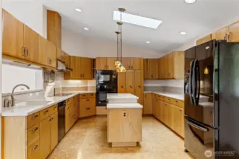 Huge kitchen with storage galore