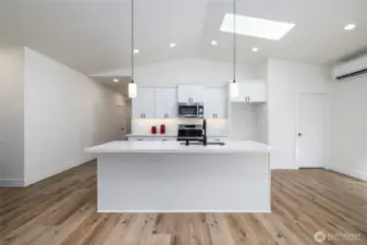 Kitchen with door to Pantry