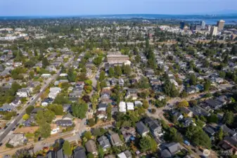...and is close to the University of Washington.