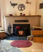 Cozy wood heat
