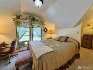 One of 2 upstairs bedrooms