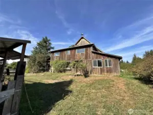Looking North to Woodshop At pottery studio