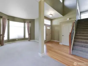 Entry to living room