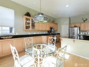 Kitchen with table