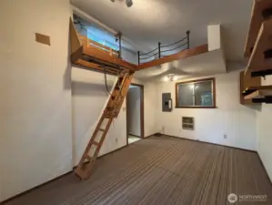 Sleeping loft or additional storage area