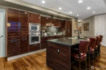 custom lighting added in kitchen