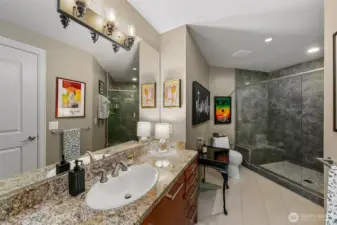 2nd bath refreshed new stone