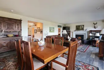 Dining area off of family/living room