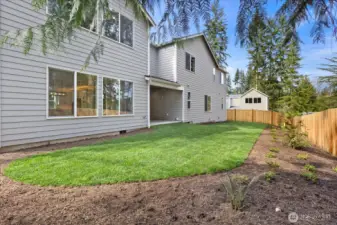 Fully Fenced Backyard