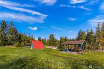 Lost Lake picnic area and playground.