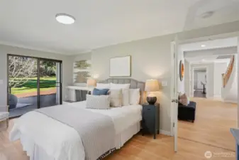 Light filled corner for private Primary suite