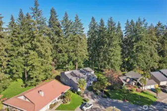 This home sits the furthest back from cul-de-sac to give more privacy and you are literally steps from the greens!