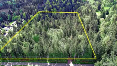 Aerial View approximate property lines