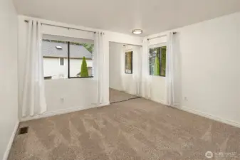 The bedrooms are all good-sized rooms.