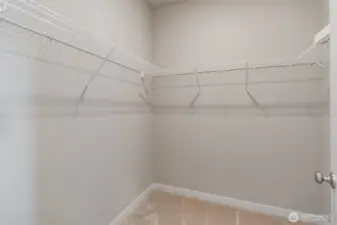 Second of 2 closets in primary suite