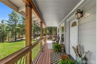 Wrap around Trex Deck