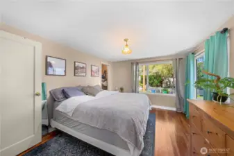 Primary bedroom with 2 closets