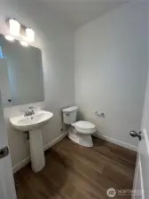 First floor half bath