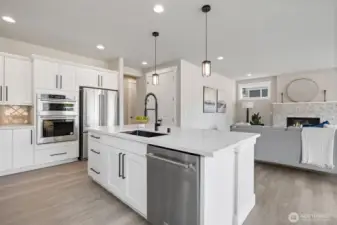Photos are of a home in a different community and are for illustration purposes only to reflect typical finishes.  May depict seller enhancements.  Colors and options may vary.