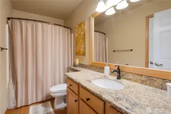 Upstairs hall bathroom.