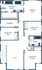 Image is a Rendering   Photographs are for illustrative purposes only. Features, finishes, interior/exterior colors, landscaping and floorplan shown may vary from actual homes built.