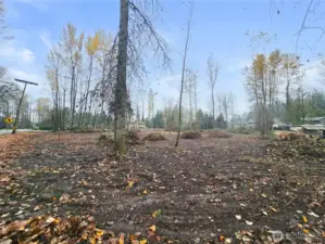 Looking from North and East along the South border.