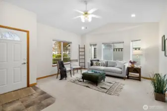 Entry into the living room