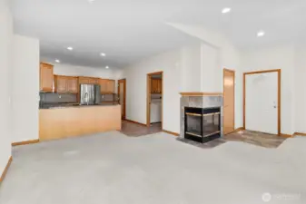 Dining Room Space off Kitchen & living room