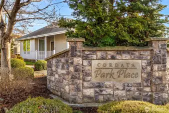 Entrance to the community