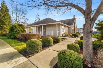 Clubhouse located directly across the street.