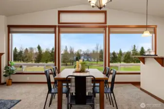 Expansive panoramic views, with Hunter Douglas blinds for the days that you need them.