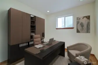 Den office and main level