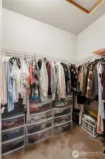Primary room closet