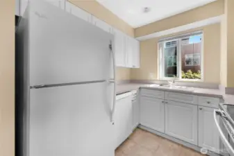 Kitchen with appliances all included